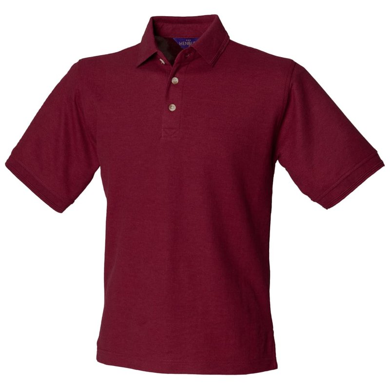 Henbury Mens Ultimate 65/35 Polo Shirt (burgundy)