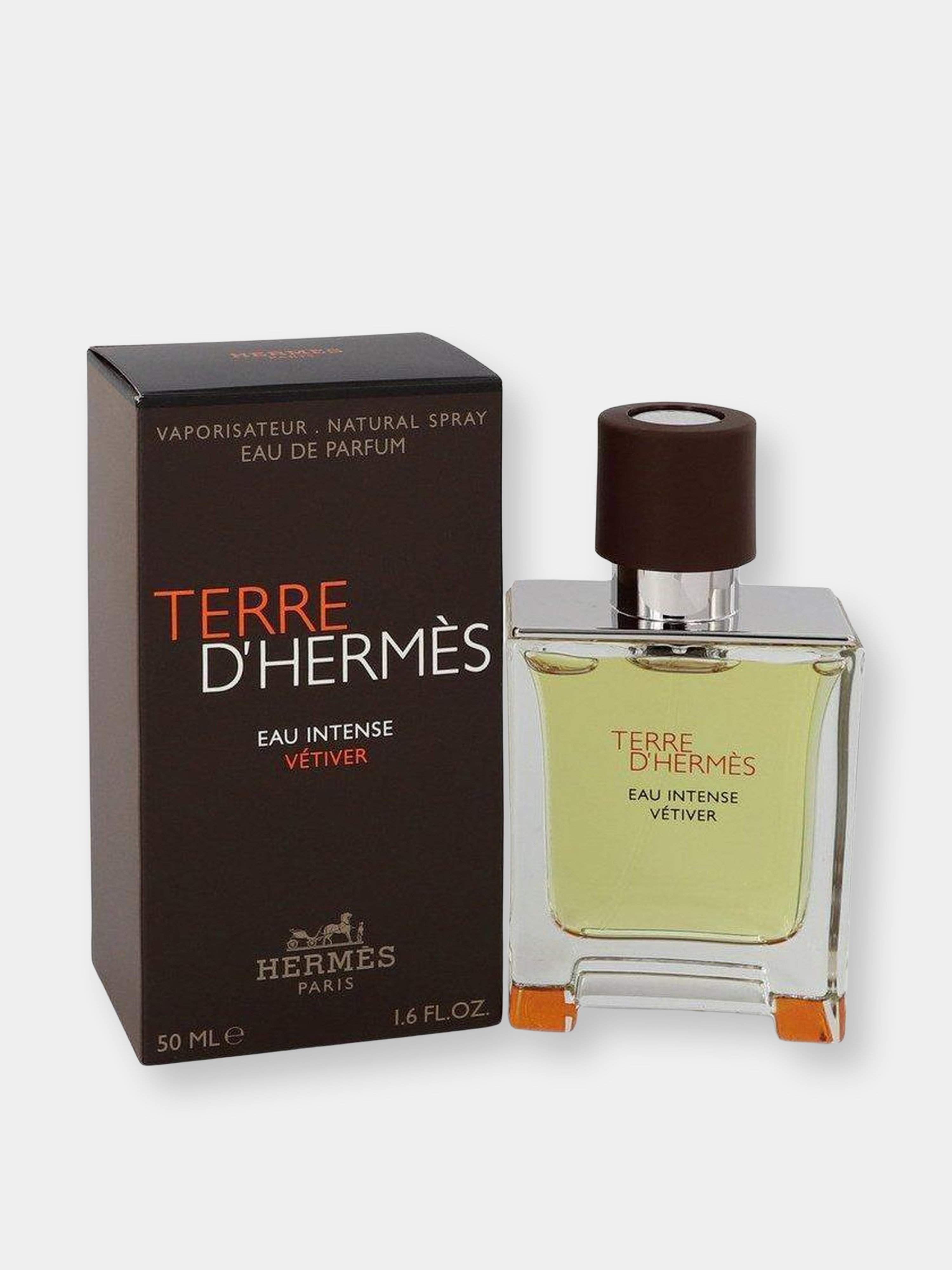 Pre-owned Hermes Terre D' Eau Intense Vetiver By  Eau De Parfum Spray 1.7 oz