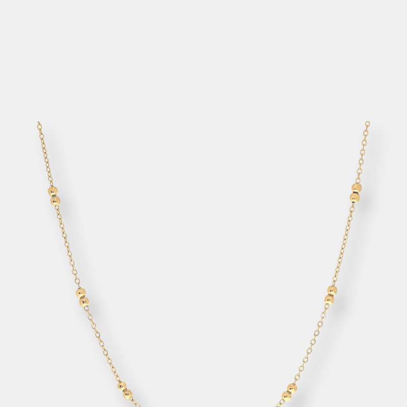 Hey Harper Beaded Skye Necklace In Gold