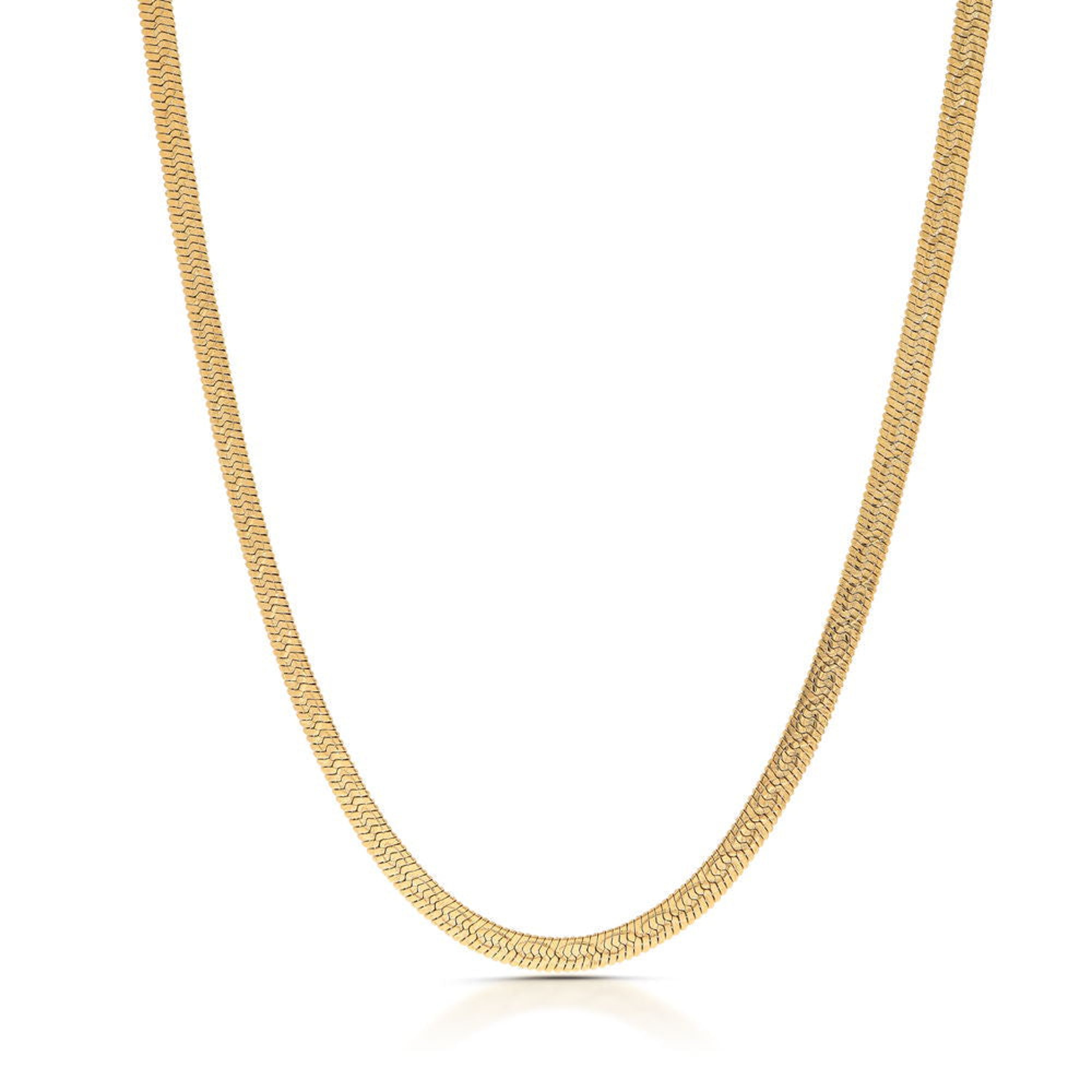 Hey Harper Laced Chunky Nassau Necklace In Gold | ModeSens