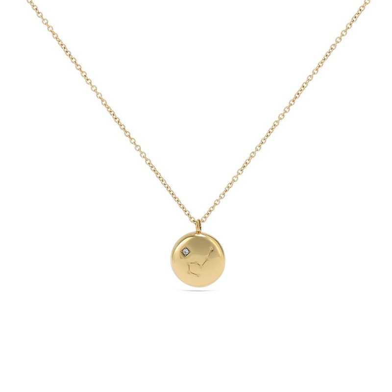 Hey Harper Pisces Constellation Necklace In Gold