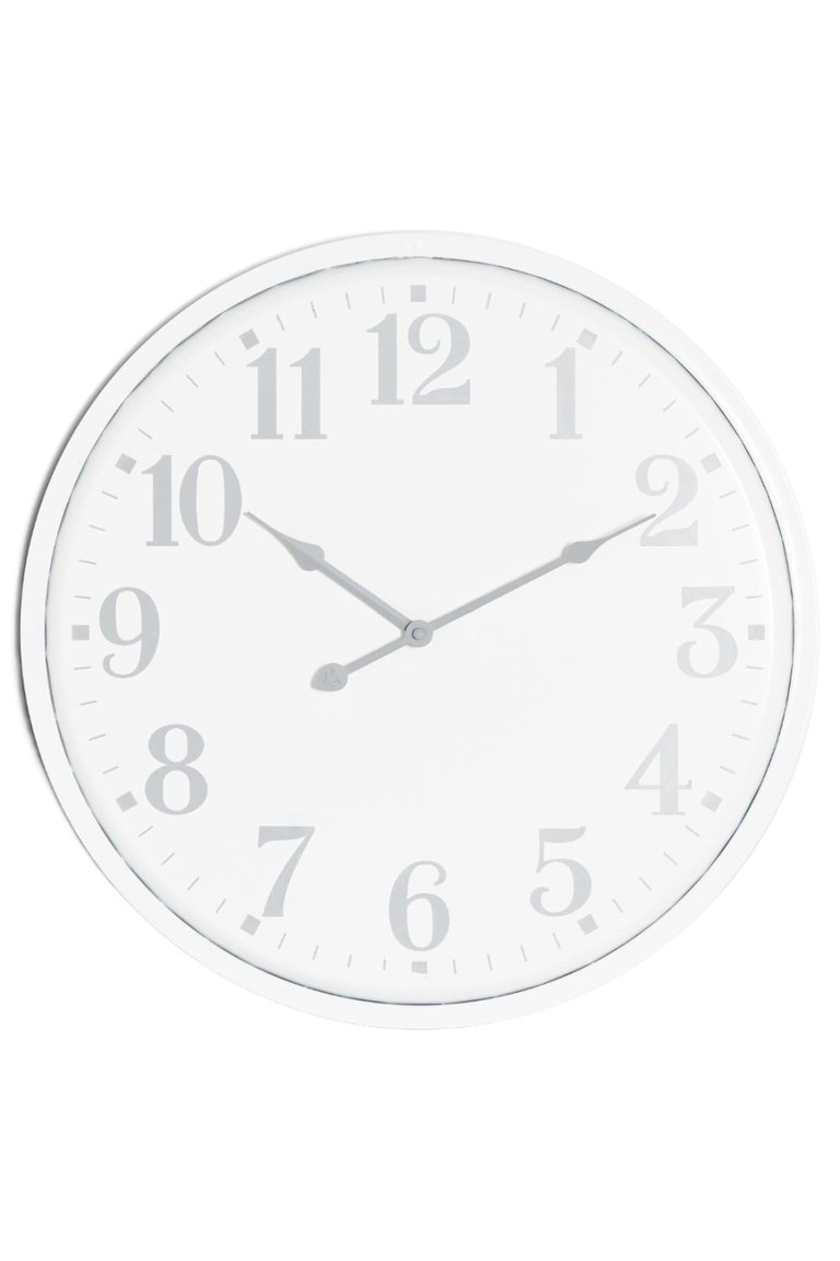 Aubrey Wall Clock - White - White