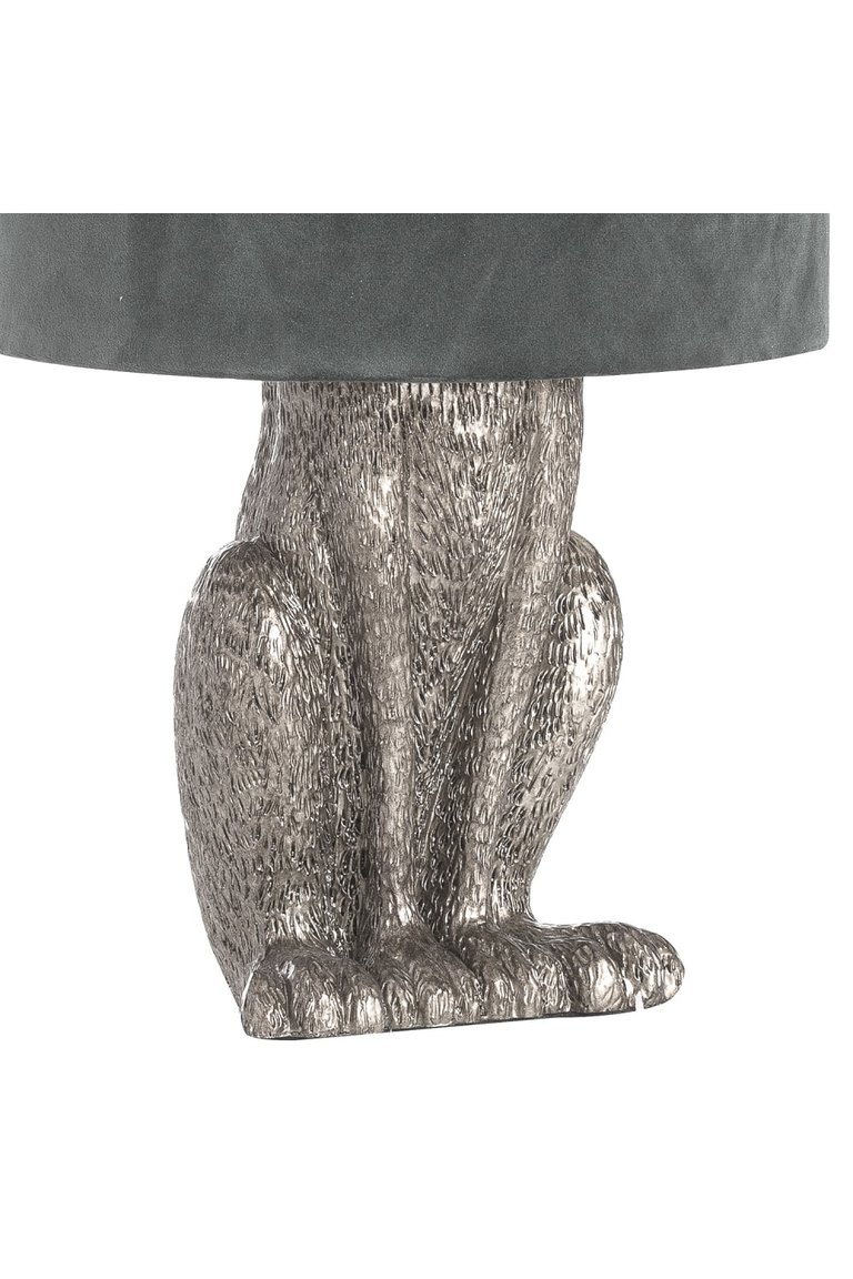 Hare Table Lamp - Silver/Gray