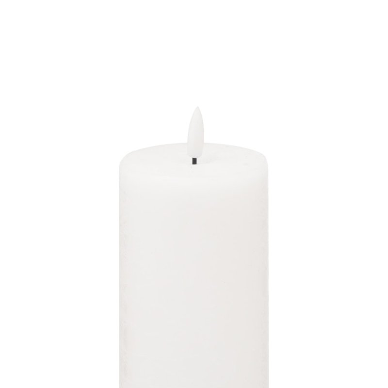 Shop Hill Interiors Luxe Collection Natural Glow Electric Candle (white) (20cm X 7cm X 7cm)