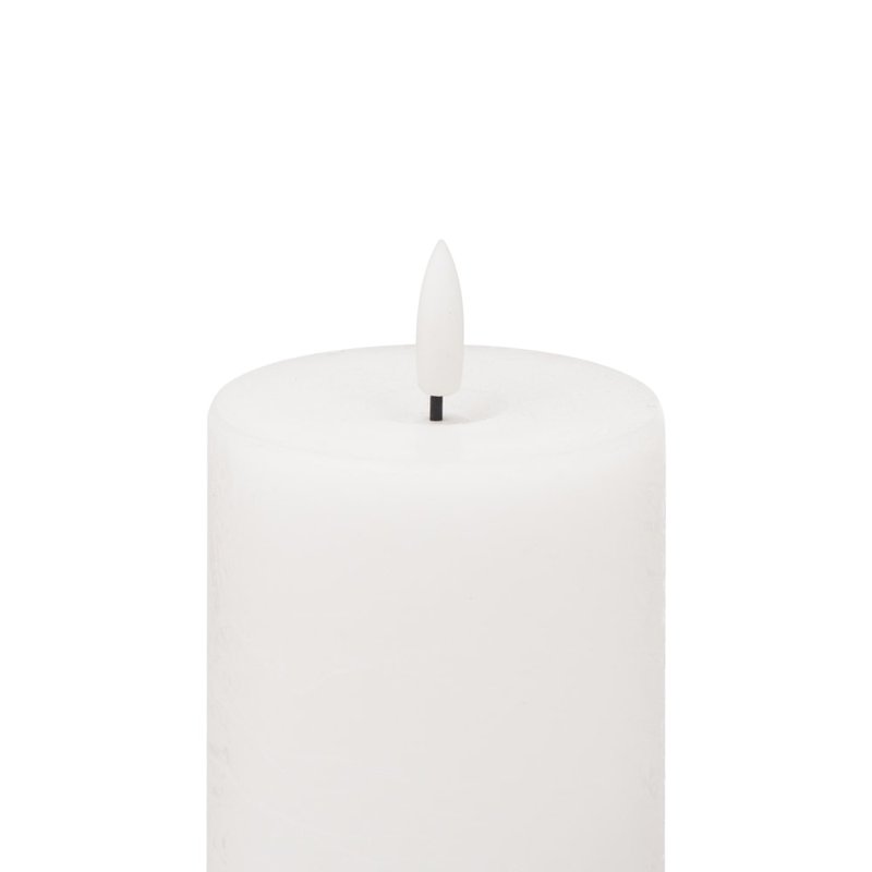 Shop Hill Interiors Luxe Collection Natural Glow Electric Candle (white) (20cm X 7cm X 7cm)