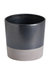 Metallic Ceramic Planter - S - Gray