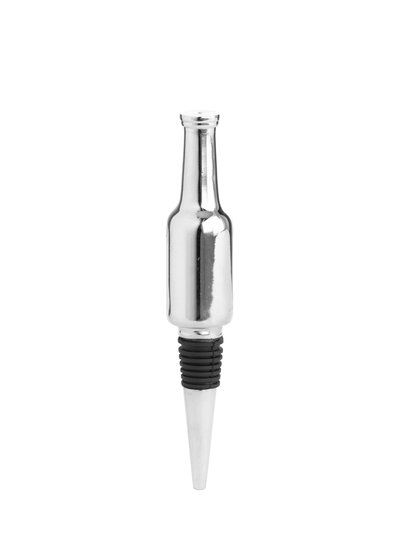 Hill Interiors Silver Nickel Bottle Detail Bottle Stopper - One Size product
