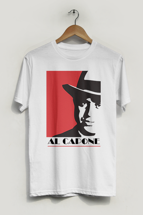 Hipsters Remedy Al Capone T-shirt In White