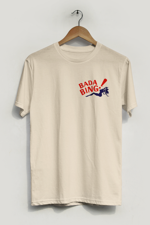 Hipsters Remedy Bada Bing Retro T-shirt In Brown