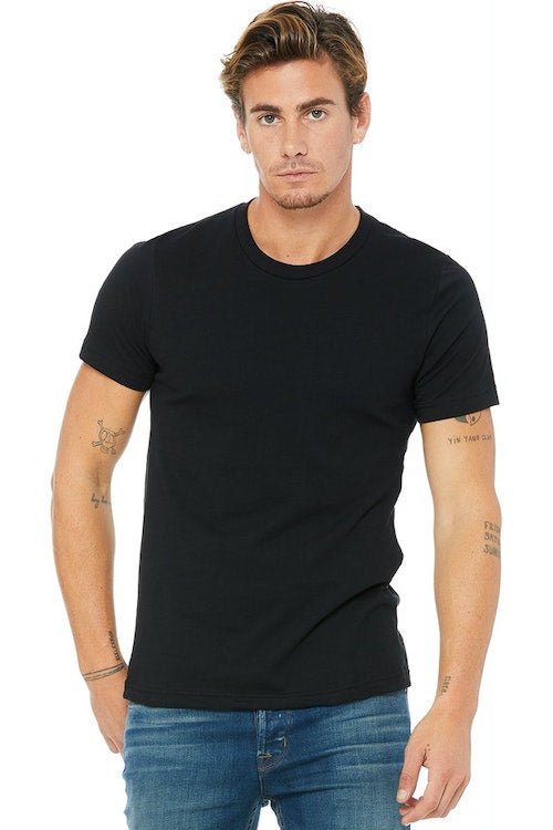 Hipsters Remedy Essential Soft Style Plain Unisex T-shirt In Black