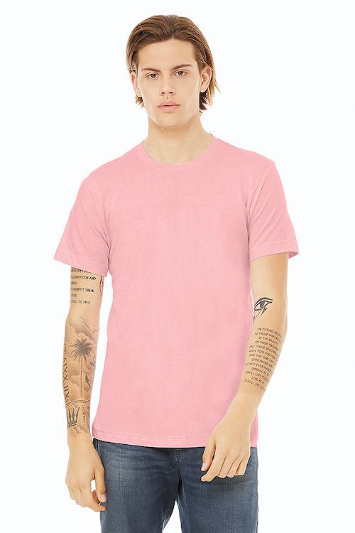 Hipsters Remedy Essential Soft Style Plain Unisex T-shirt In Pink