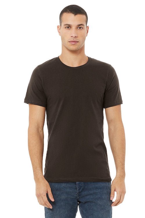 Hipsters Remedy Essential Soft Style Plain Unisex T-shirt In Brown