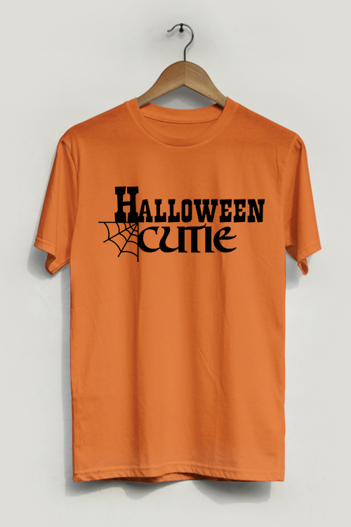 Hipsters Remedy Halloween Cutie T-shirt In Orange