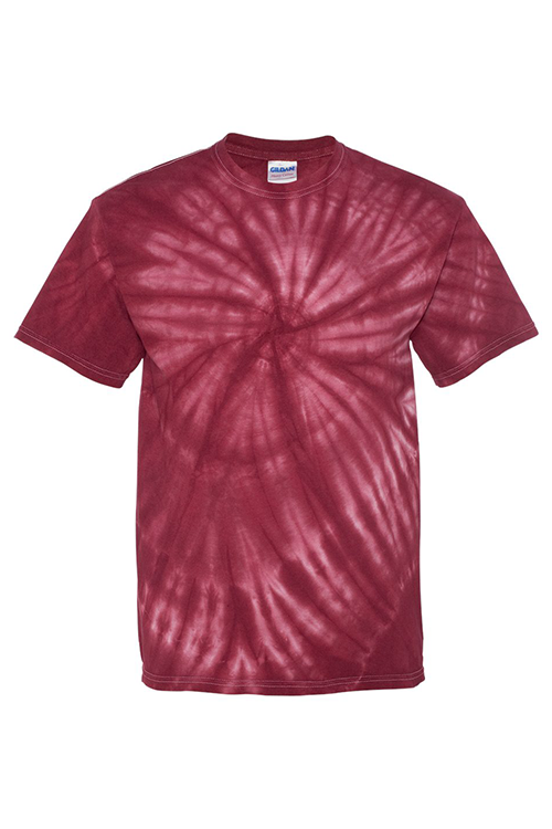 Hipsters Remedy Maroon Tie Dye T-shirt In Red