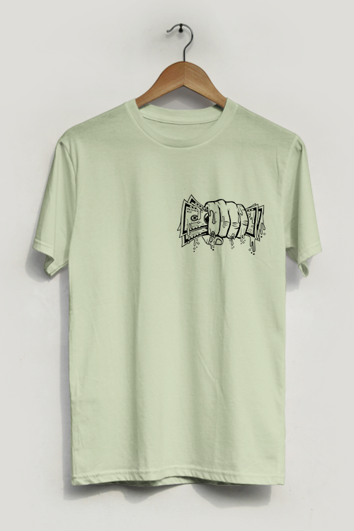 Hipsters Remedy Money Making Teddy T-shirt In Green