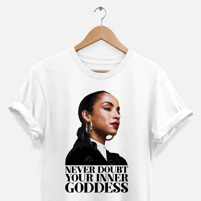 Hipsters Remedy Never Doubt Your Inner Goddess T-shirt In White