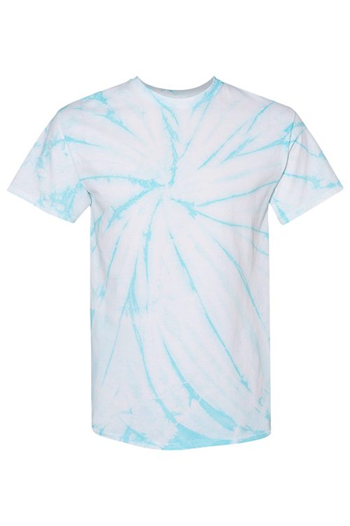 Hipsters Remedy Pale Turquoise Tie Dye T-shirt In Blue