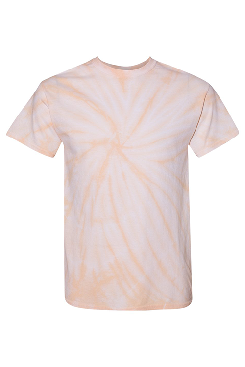 Hipsters Remedy Peach Tie Dye T-shirt In Pink