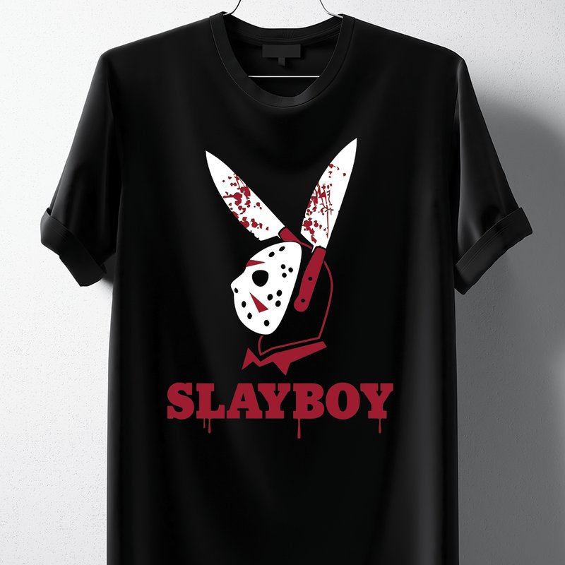 Hipsters Remedy Slay Boy Horror T-shirt In Black