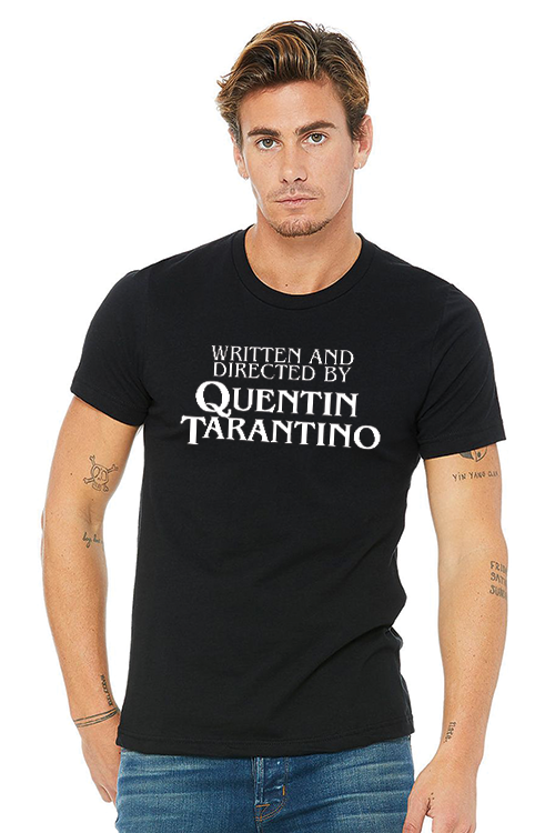Hipsters Remedy Written And Directed By Quentin Tarantino T-shirt In Black