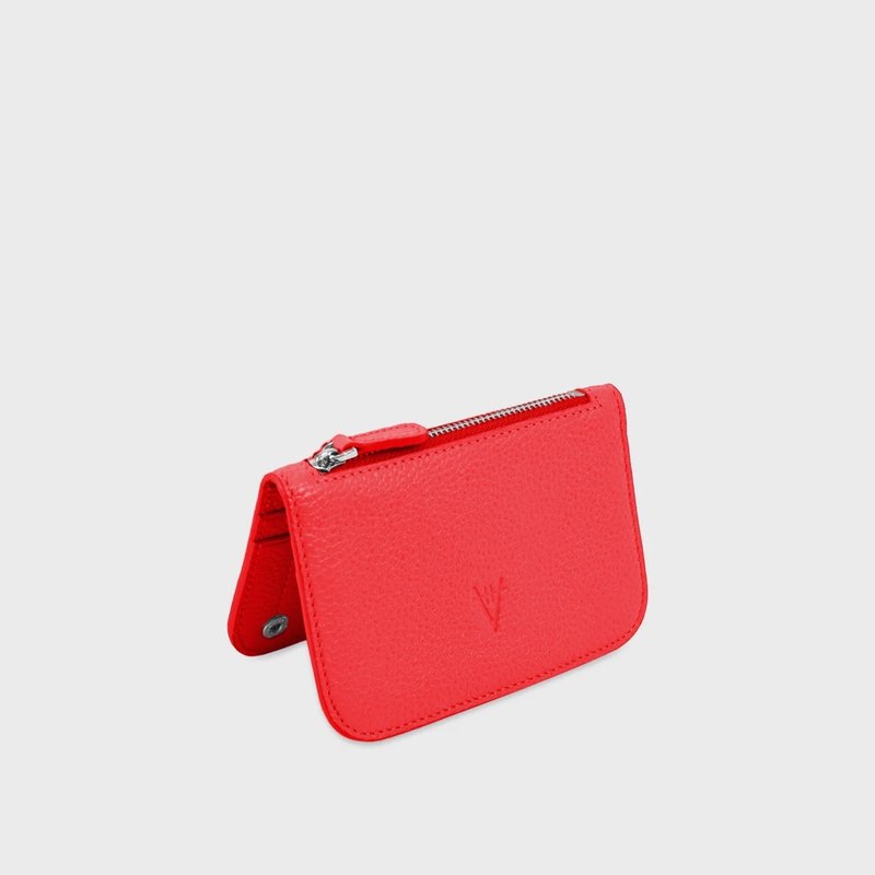 Shop Hiva Atelier Alae Coin Purse & Card Holder In Red