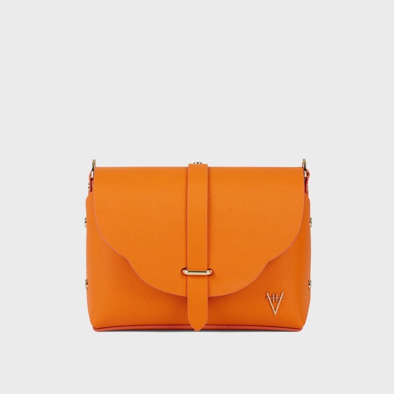 Shop Hiva Atelier Harmonia Shoulder Bag In Orange