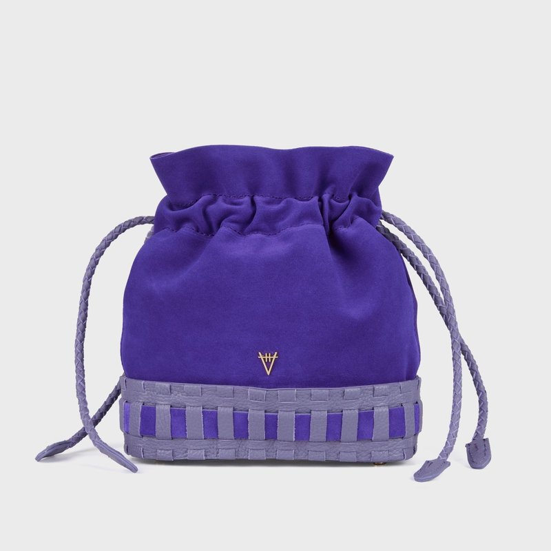 Shop Hiva Atelier Lavinia Bucket Bag In Purple