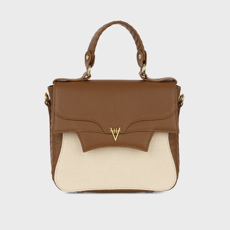 Shop Hiva Atelier Mini Orbis Shoulder Bag In Brown
