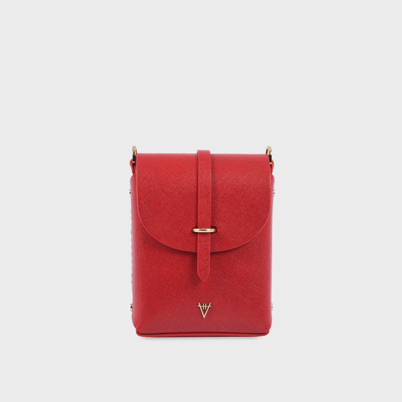 Hiva Atelier Mini Astrum Shoulder Bag In Red