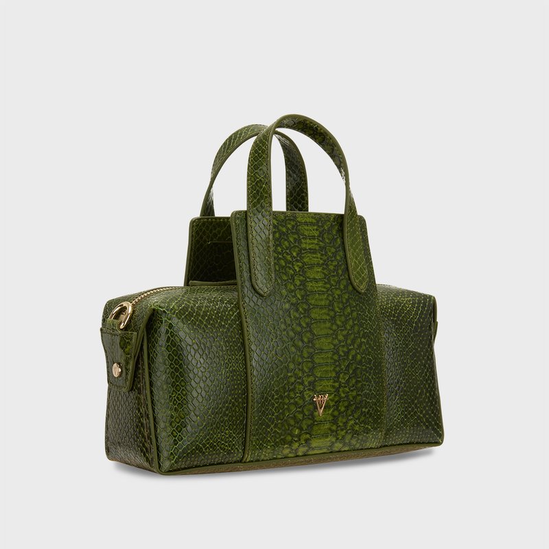 Shop Hiva Atelier Onsra Cylinder Shoulder Bag In Green