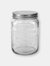 122 oz. Large Mason Glass Canister, Clear