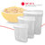 3 Piece Plastic Cereal Containers