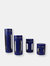 4 Piece Stainless Steel Canisters with Multiple Peek-Through Windows, Navy