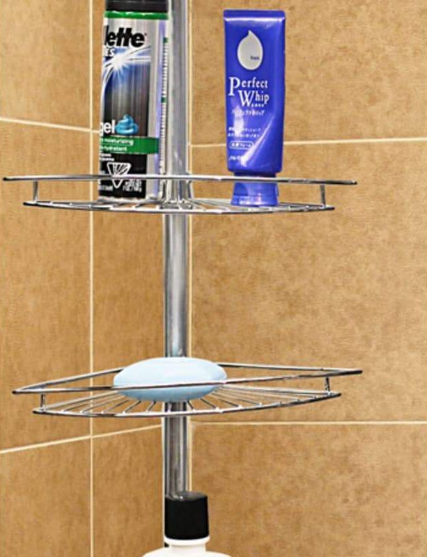 Home Basics 4 Tier Corner Shower Shelf