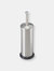Brushed Stainless Steel Toilet Brush with Holder