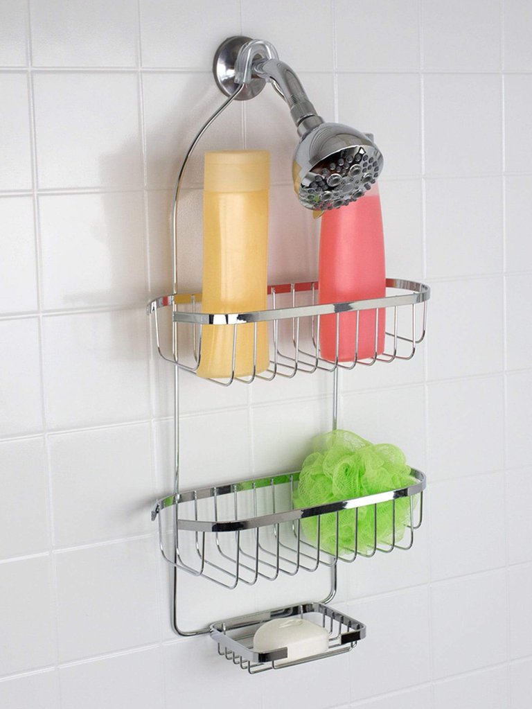 Chrome Plated Steel Shower Caddy