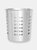 Classic Perforated Quick Draining Stainless Steel Cutlery Holder