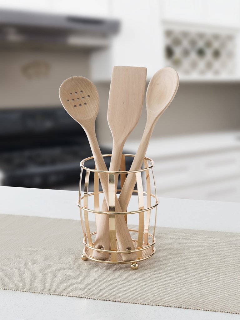 Lyon Cutlery Holder with Mesh Bottom and Non-Skid Feet
