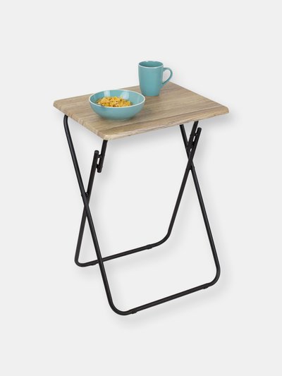 Home Basics Multi-Purpose Foldable Table, Rustic product