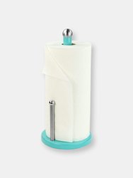 Powder Coated Steel Paper Towel Holder, Turqouise