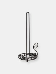 Scroll Collection Steel Paper Towel Holder, Bronze