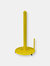 Sunflower Free-Standing Cast Iron Paper Towel Holder with Dispensing Side Bar, Yellow