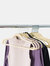 Velvet Flocked Suit Hanger, (Pack of 25), Ivory
