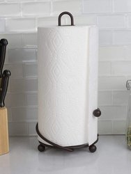 Wire Collection Paper Towel Holder, Bronze