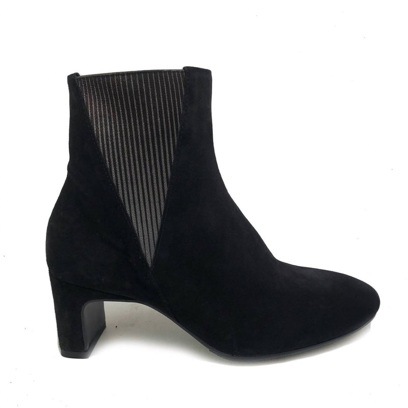 Shop Homers Gilda Suede Ankle Boot In Black