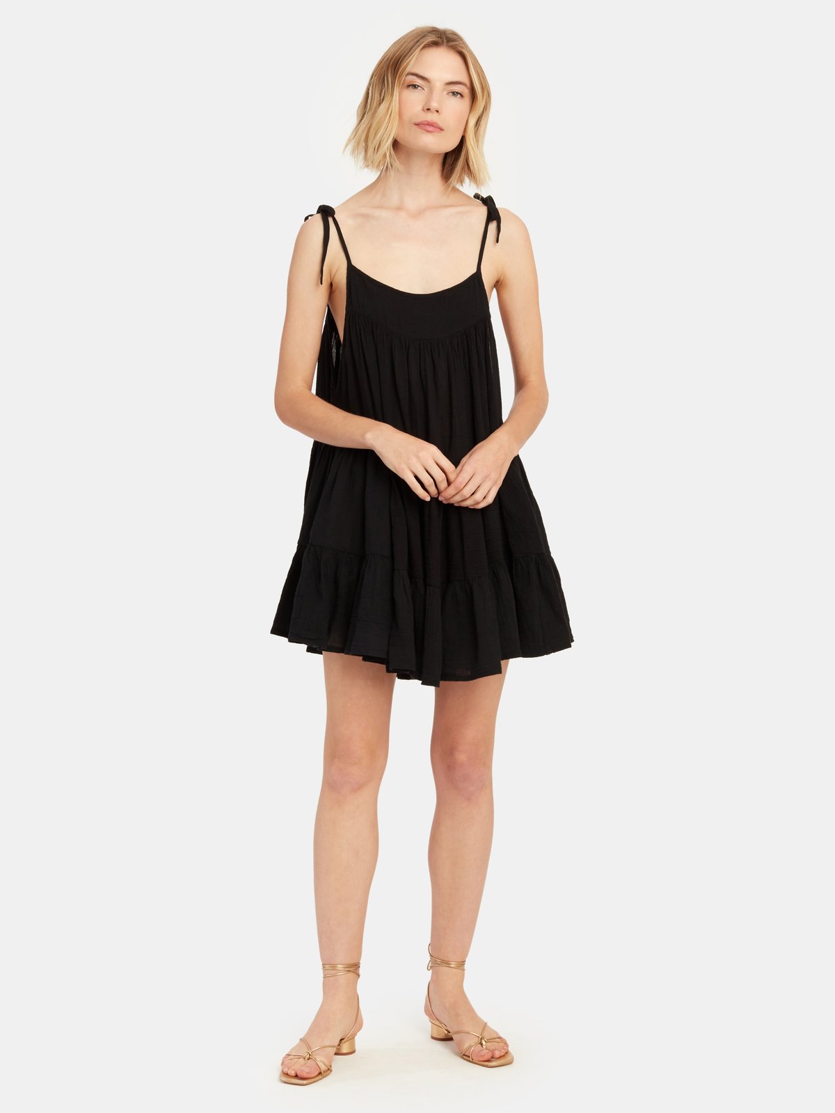 Honorine Peri Tiered Mini Dress Verishop