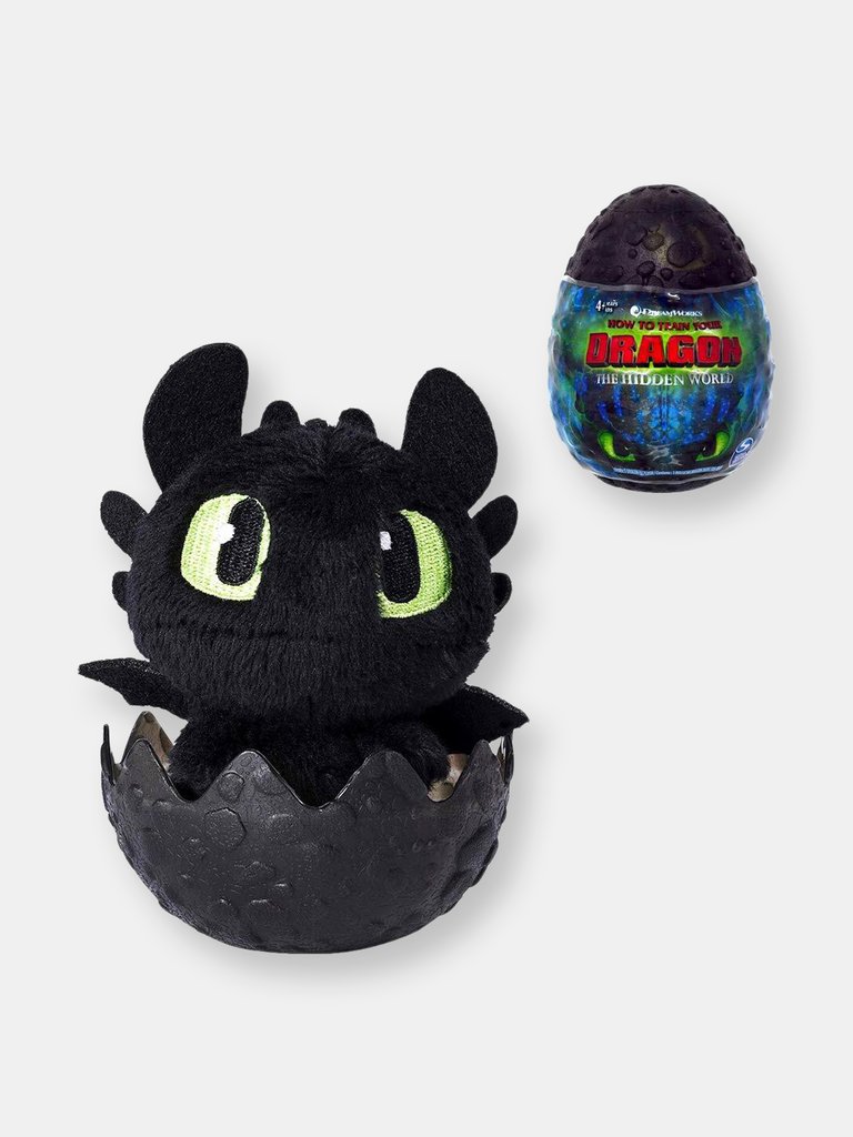 How to Train Your Dragon Black: Hidden World - Toothless Plush in Egg ...