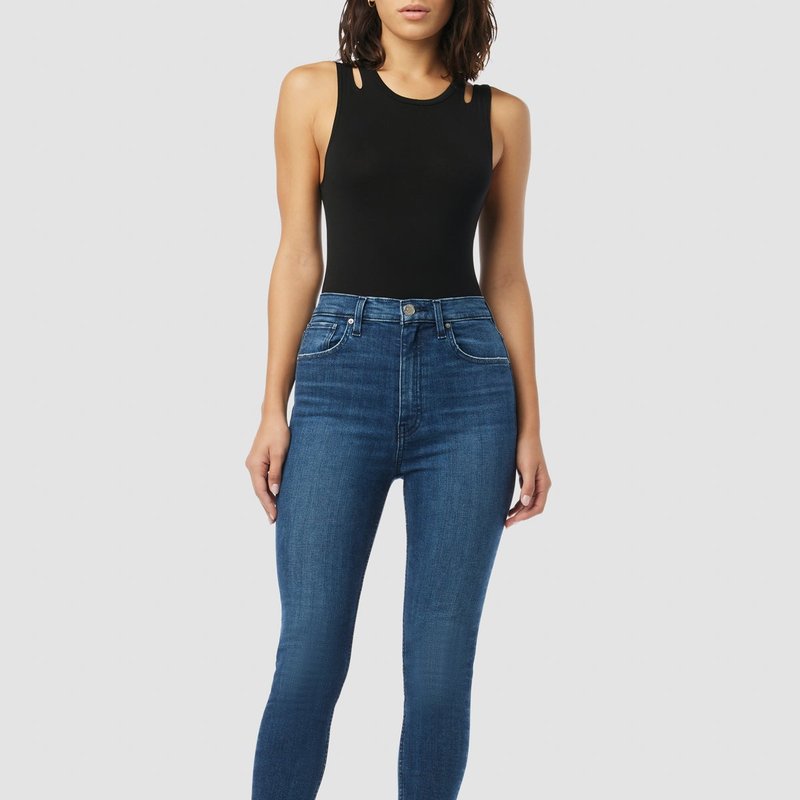 Shop Hudson Centerfold Extreme High Rise Super Skinny Ankle Jean In Blue
