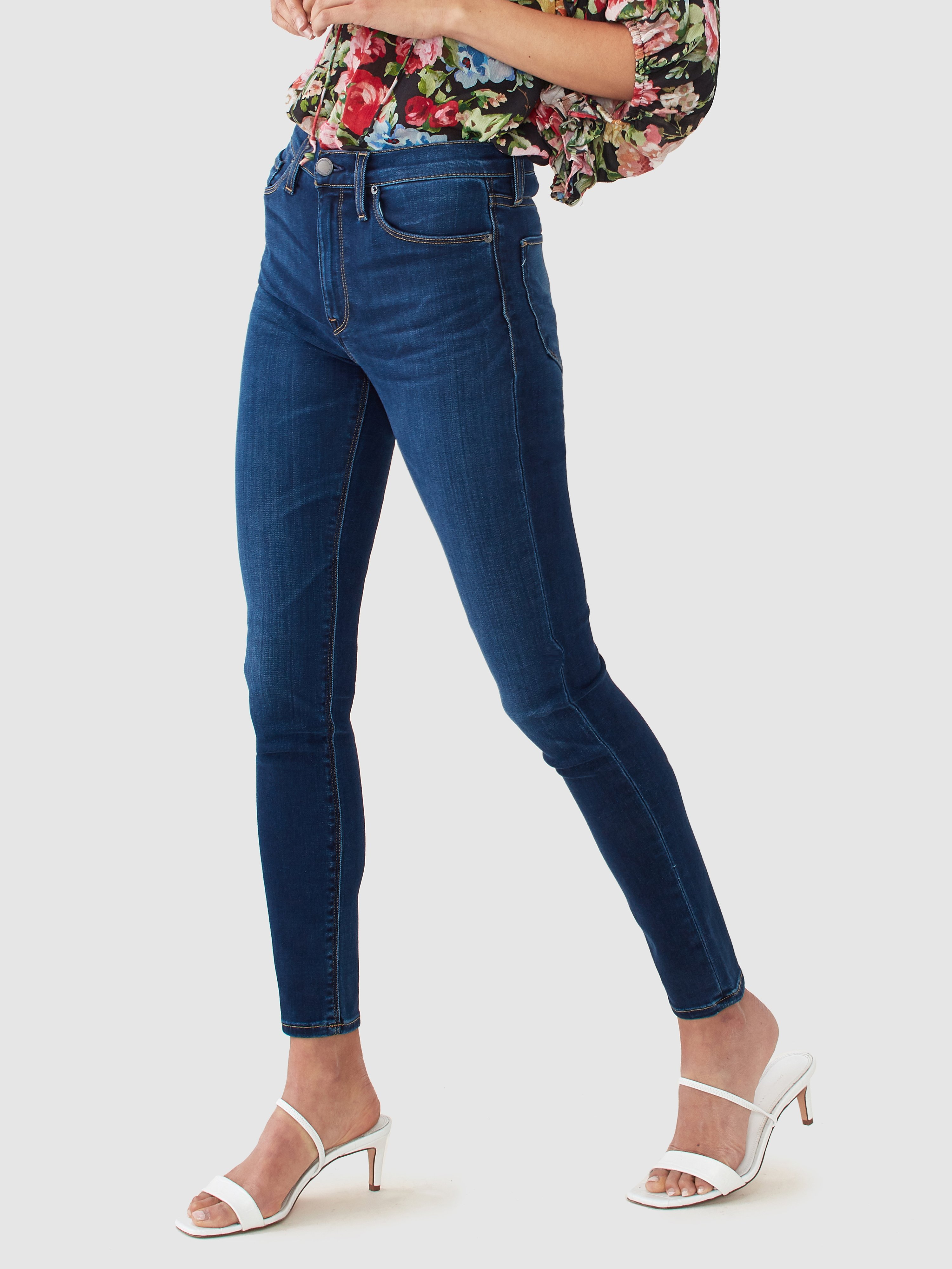 Hudson Jeans Barbara High Rise Skinny Ankle Jeans In Baltic