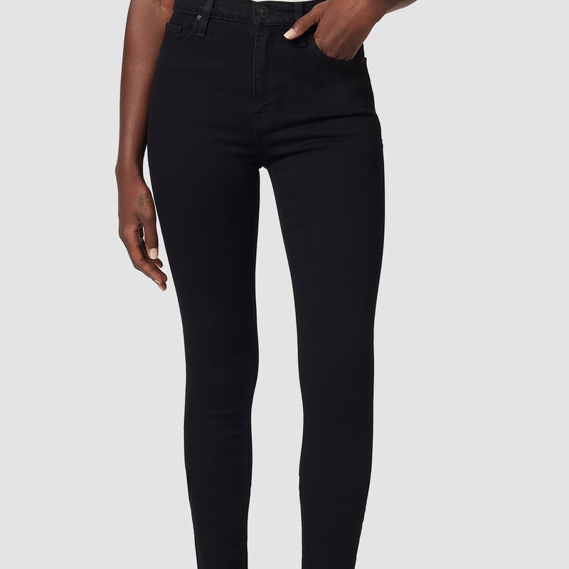 Hudson Jeans Barbara High-rise Super Skinny Supermodel Jean In Black